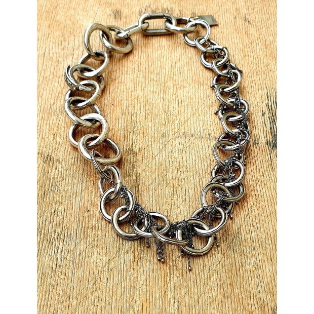 GOTI sidabro kaklo papuošalas  GOTI sidabro kaklo papuošalas